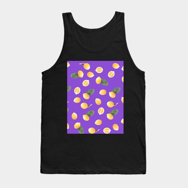 Lemonade Purple Tank Top by groovyraffraff